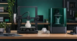 Compare impressoras 3D FDM e de resina por tecnologia, volume, materiais, calibração, manutenção, software e segurança.
